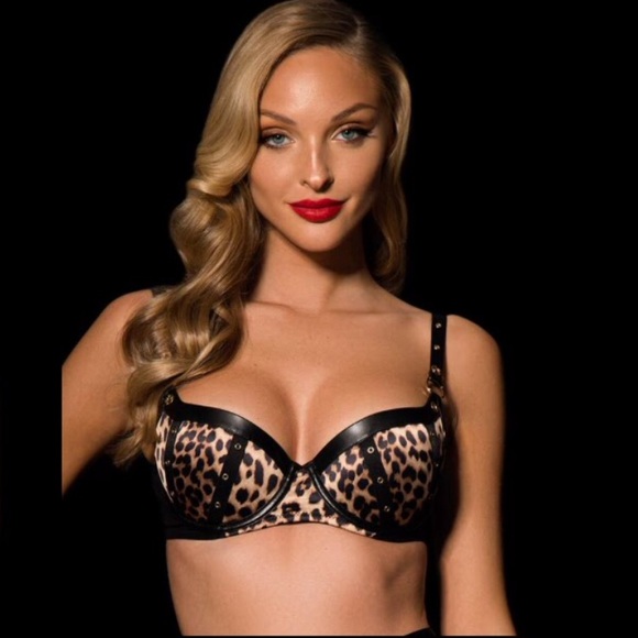 Betty Push Up Cheetah Print Bra - Picture 2 of 8